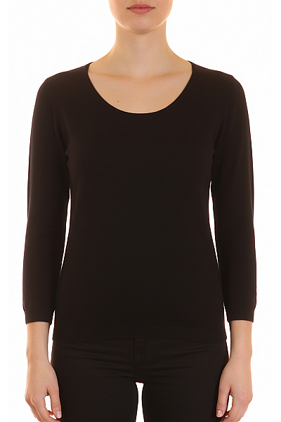 Dámský Pulovr Kašmírový Černý Just Cashmere Vel. L