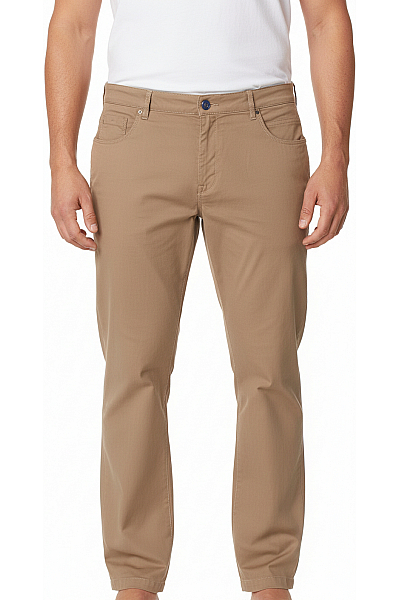 Meyer-hosen Pánské Kalhoty Rovné Khaki Vel.  42/32