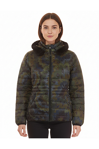 DESIGUAL Dámská Bunda Zelená Outlet Vel.  L