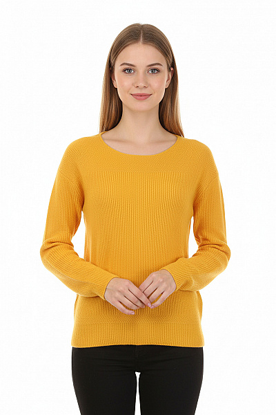 Dámský Svetr Žlutý Cartoon