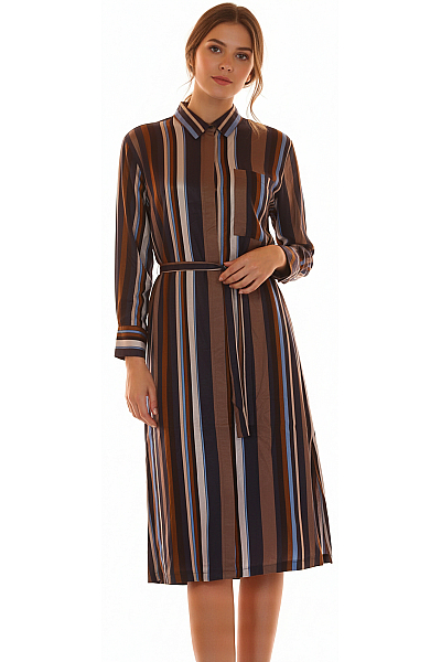 GERRY WEBER Košilové  Šaty Modré Vel. 42