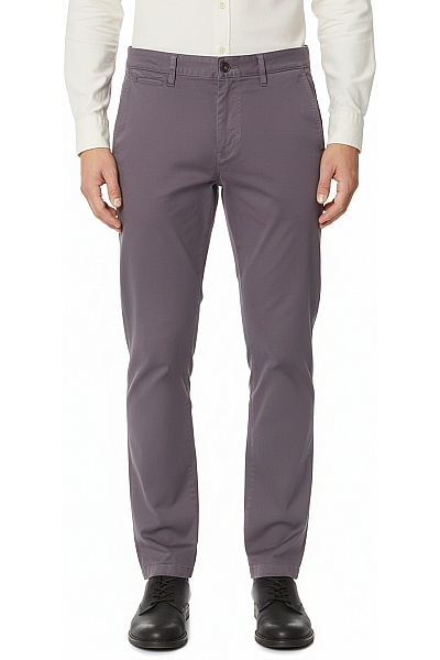 Hugo Boss Pánské Chino Kalhoty Bavlněné Šedé