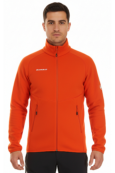Pánská Bunda Oranžová MAMMUT Outlet Vel.  S