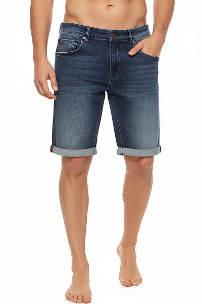 NO EXCESS Pánské Kraťasy Modré Outlet Vel. 34