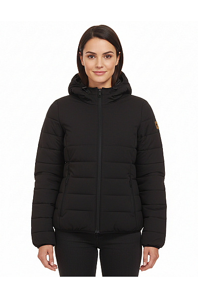 Dámská Bunda Černá Champion Outlet Vel. 42
