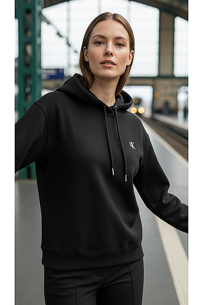 Calvin Klein Dámská Mikina Černá