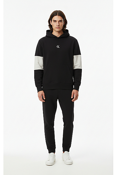 Pánská Mikina Černobílá Calvin Klein