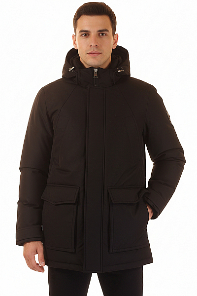 Pánská Bunda Černá TOMMY HILFIGER Second Hand Vel.  M