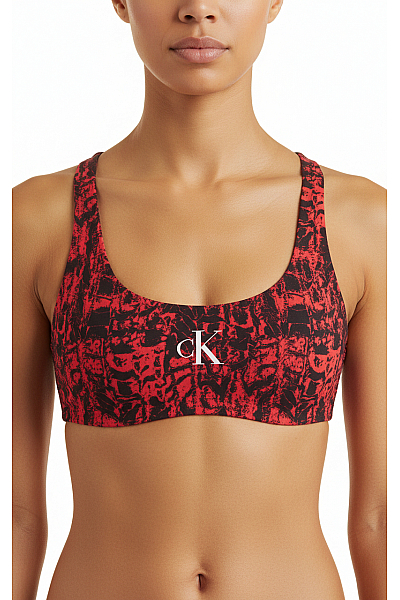 Calvin Klein Dámské Plavky Červené