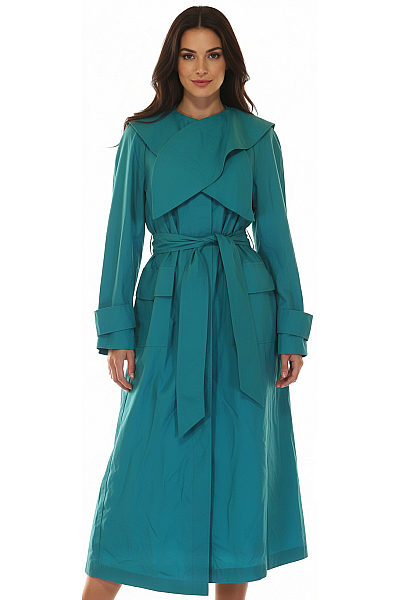LANVIN PARIS Dámský Trenčkot Modrý Vel. 38