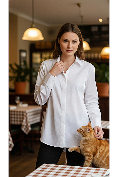Halenka Bílá Hugo Boss Vel. 40