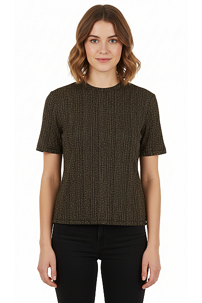 MANGO Společenská  Halenka Zlatá Second Hand