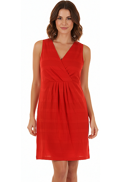 Letní  Šaty Červené FERAUD PARIS Outlet Vel. 48