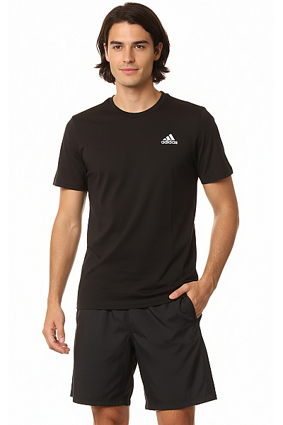 ADIDAS Sportovní Pánské Tričko Černé Vel. M