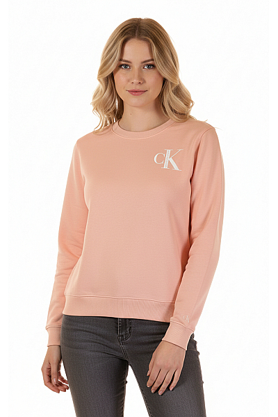 Dámská Mikina Růžová Calvin Klein Vel. L