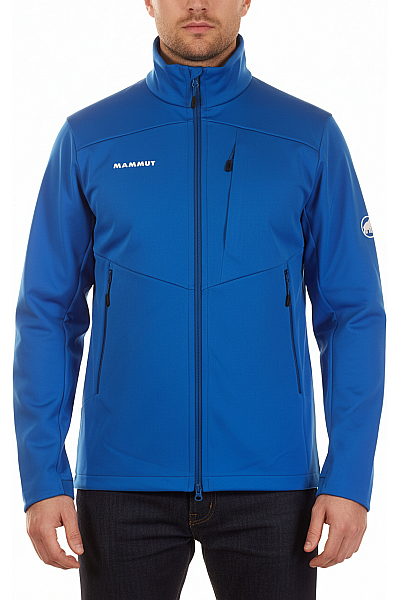 Sportovní Pánská Mikina Modrá MAMMUT Outlet Vel.  M