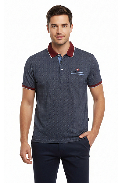 SIR RAYMOND TAILOR Pánské Tričko Černobílé Outlet Vel. XL