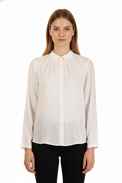 Společenská Dámská Košile Bílá Nife