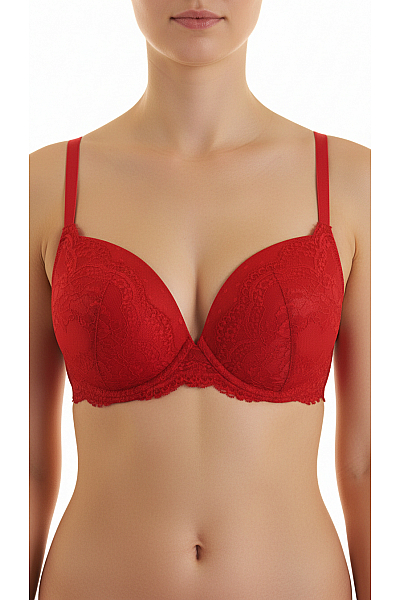 La Senza Dámské Prádlo Červená Outlet Vel. 38DD