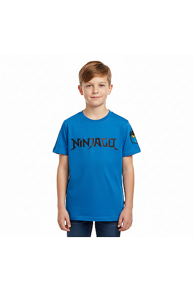 Chlapecké Tričko Bavlněné Modré Lego