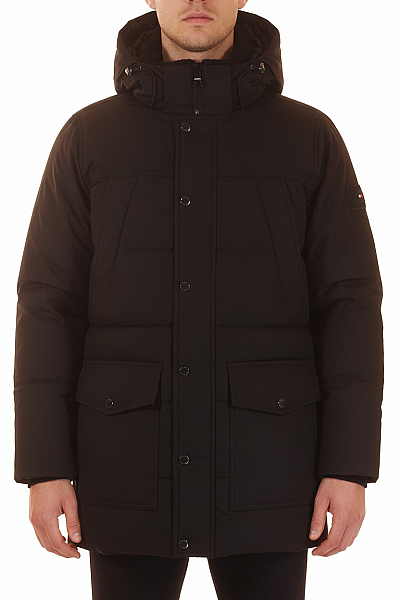 Zimní Pánská Bunda Černá TOMMY HILFIGER Vel. M