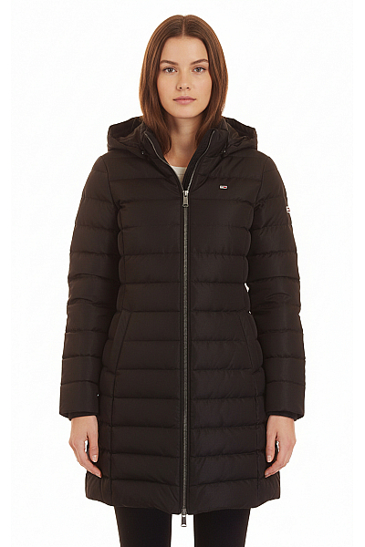 TOMMY HILFIGER Zimní Dámská Bunda Černá Second Hand Vel. S