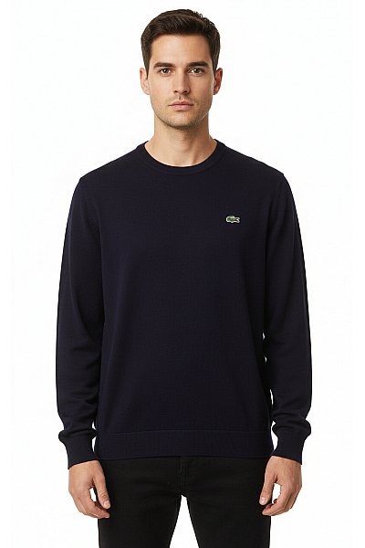 LACOSTE Pánský Pulovr Modrý