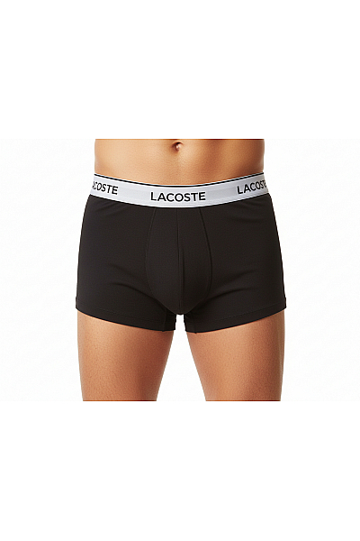 LACOSTE Pánské Spodní Prádlo Bavlněné Černé