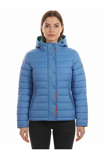 Dámská Bunda Modrá SUPERDRY Second Hand Vel.  42