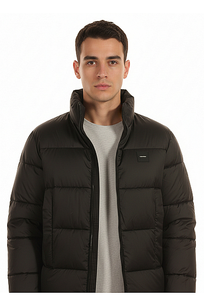 Calvin Klein Prošívaná Pánská Bunda Černá Vel.  M
