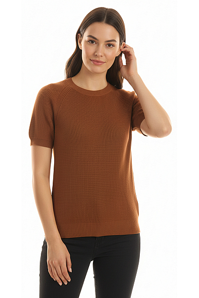Dámský Pulovr Hnědý Massimo Dutti
