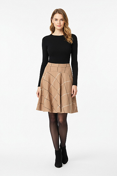 ZARA Sukně Hnědá Second Hand Vel. S