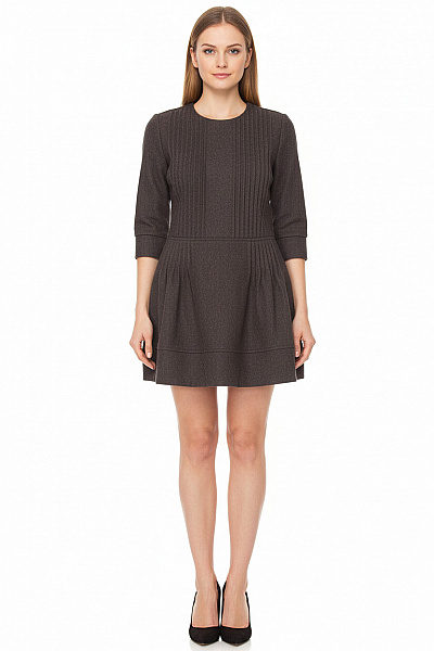 Balonová  Sukně Vlněná Šedá Topshop Vel.  38