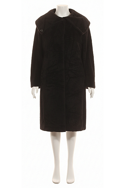 Dámský Kožich Alpacový Černý Max Mara Vel. 44