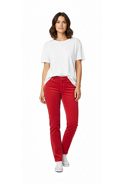 Dámské Kalhoty Červené Marks & Spencer Vel. 42