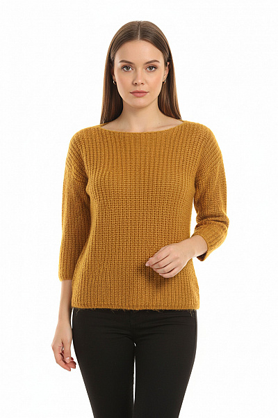 Dámský Pulovr Žlutý Vel.  38