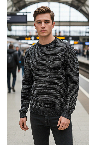 JACK & JONES Pánské Tričko Modré Vel. S
