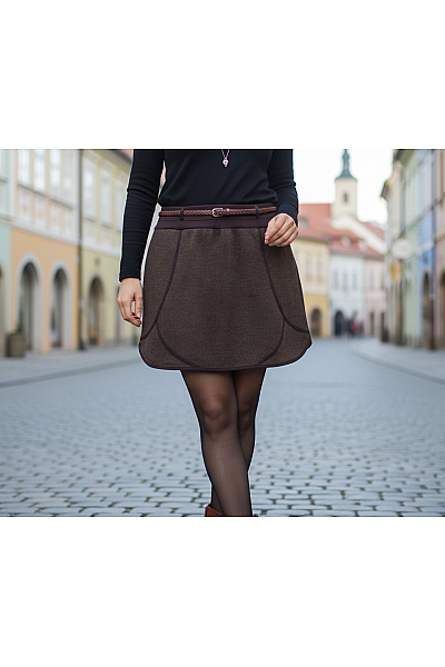 ZARA Balonová  Sukně Šedá Vel.  S