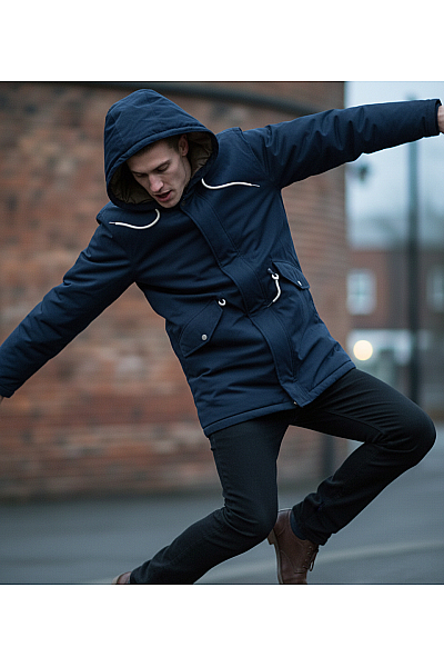 JACK & JONES Pánská Bunda Modrá Vel. S