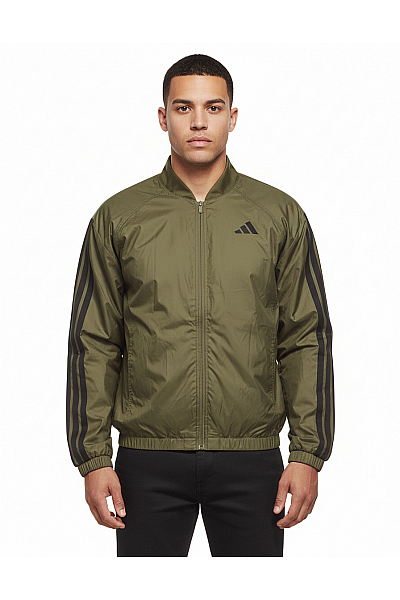 ADIDAS Sportovní Pánská Bunda Zelená Second Hand Vel. L