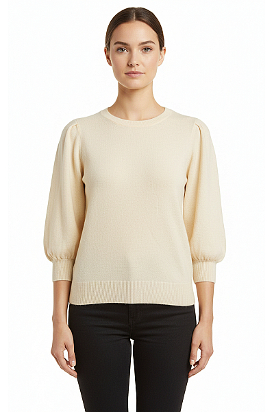 VERO MODA Dámský Pulovr Béžový Outlet Vel.  XL