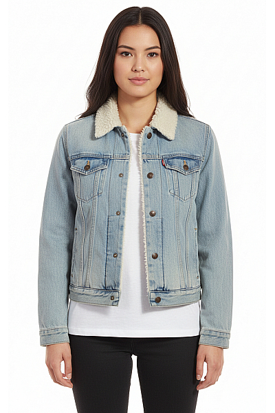 LEVIS Dámská Bunda Modrá Second Hand Vel. XS