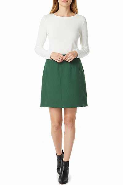 Marc O´Polo  Sukně áčková Vlněná Zelená Vel. 34