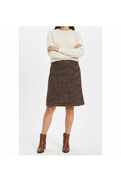 Gerard Darel  Sukně áčková Hnědá Second Hand Vel. 42