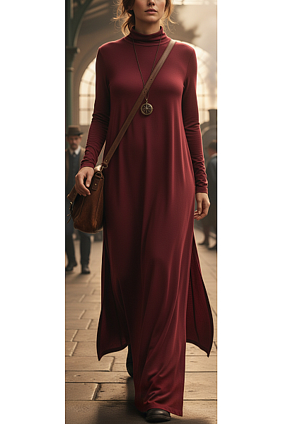 ZARA Šaty Vínová Second Hand Vel. L