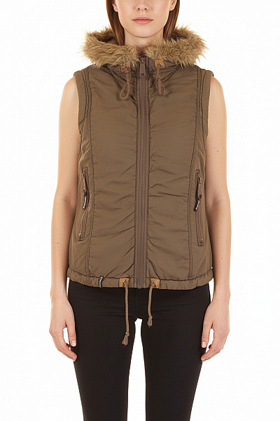 Kratká Dámská Vesta Khaká BENCH. Second Hand Vel. S