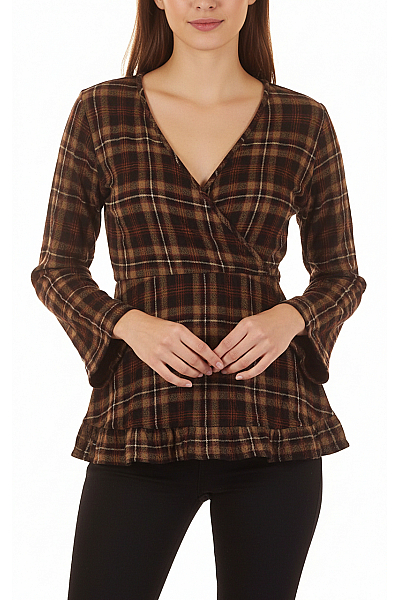 Halenka Hnědá ZARA Second Hand Vel. XS