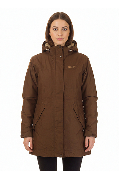 Dámská Bunda Hnědá Jack Wolfskin Second Hand Vel. L