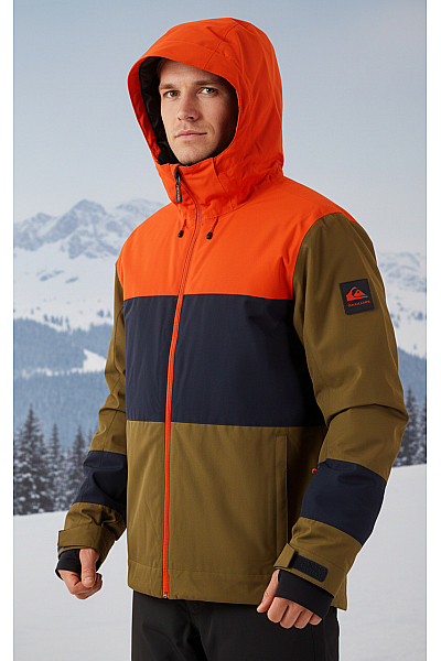 Pánská Bunda Lyžařská Barevná Quicksilver Second Hand Vel. M