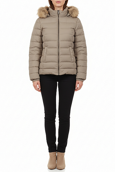 TOMMY HILFIGER Zimní Dámská Bunda Béžová Second Hand Vel. M
